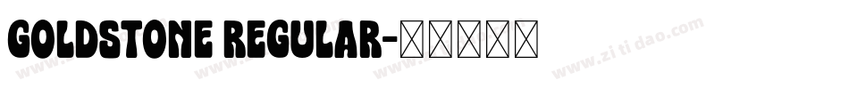 Goldstone Regular字体转换